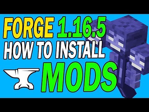How To Download & Install Forge + Mods (Minecraft Forge 1.16.5 Tutorial)