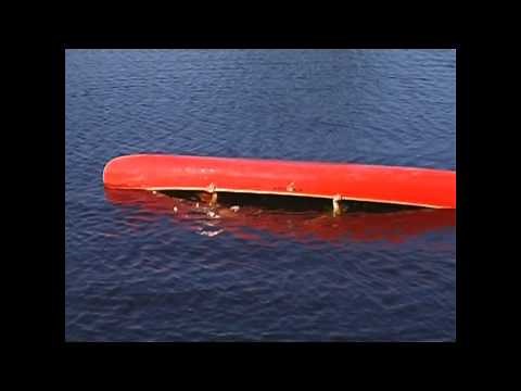 How to Empty a Swamped Canoe from the Water - Capistrano Flip