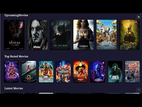 Video Streaming website using Html, CSS and JavaScript(jQuery) | Part 2