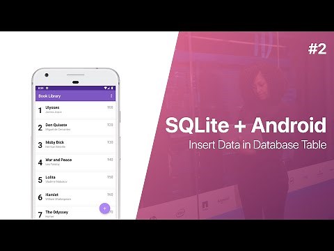 SQLite + Android - Insert Data in Database Table (Book Library App) | Part 2