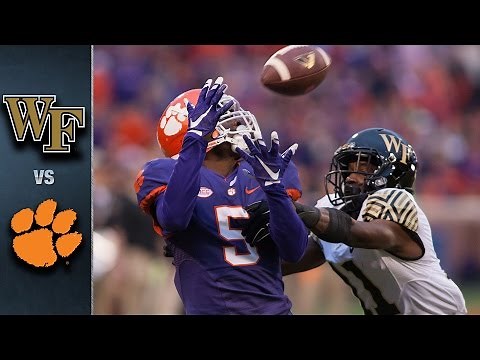 Wake Forest vs. Clemson Football Highlights (2015)