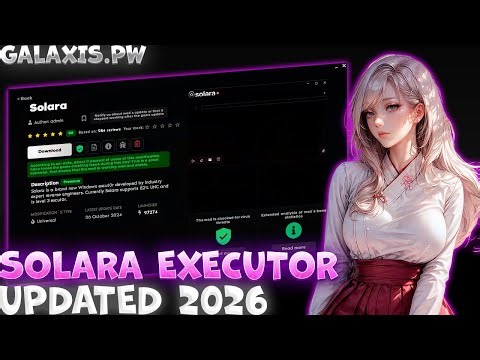 Solara Executor | Roblox Solara Executor | Byfron Bypass 99% | Solara Script | Free Roblox Executor