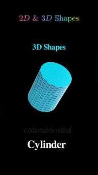 2D and 3D Shapes Animation in Manim | Triangle to Sphere Visual Math #maths #geometry