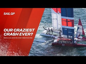 Craziest Crash in SailGP History? ALL ANGLES | Great Britain vs Japan | Australia SailGP