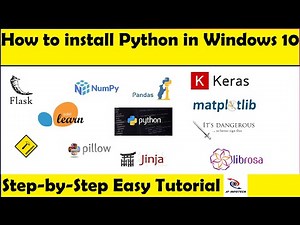How to Install Python 3.8 and Libraries / Python Packages