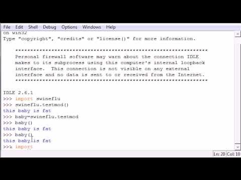 Python Programming Tutorial - 39 - reload Modules