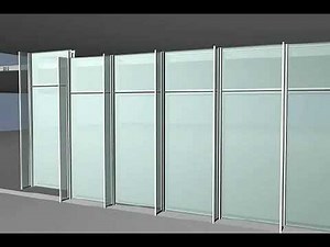 Unitised curtain wall installation