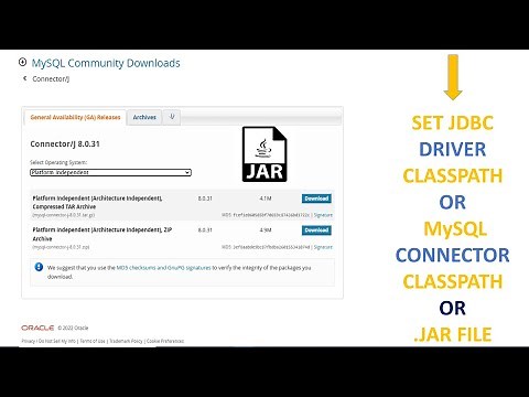 [2023] How To Set JDBC Driver Classpath | Set MySQL Connector Classpath | Set .Jar File Classpath |