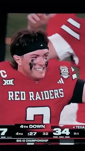 Texas Tech destroys byu 34-7 to win the big 12 championship