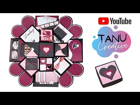 Explosion Box 💟 DIY 12 Cards for Explosion Box | Valentine's Day