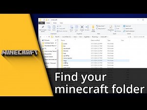 How to find the Minecraft folder ✅ Tutorial