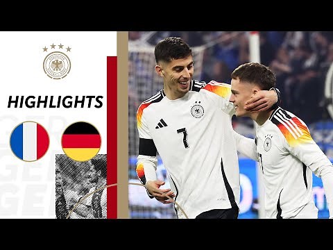 8 seconds!! FASTEST goal in DFB history! | France vs. Germany 0-2 | Highlights | Men Friendly