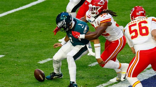 Jalen Hurts’ Fumble Costly for Eagles in Super Bowl