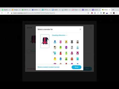 Class Dojo Monster Edit Tutorial