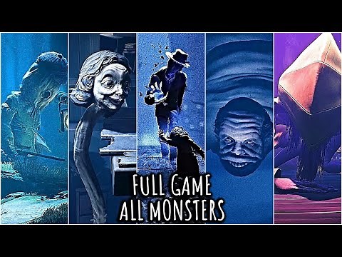 Little Nightmares 2 - All Monsters/Bosses/Villains - FULL Gameplay 2021