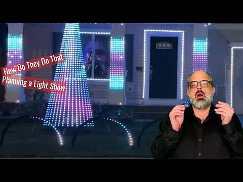 How to Build a Christmas light show using LED RGB Smart Pixles Planning your Display Part I