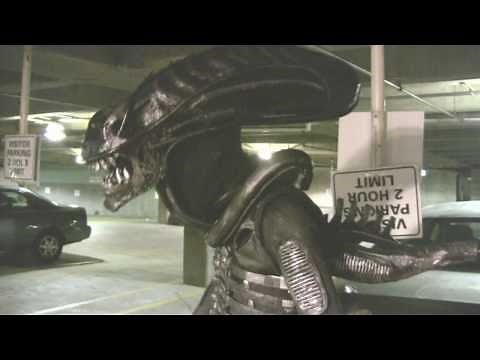 Aliens Halloween Costume and Display