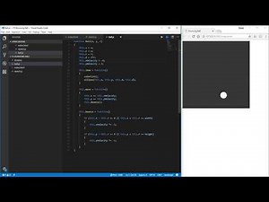 JavaScript - p5.js library - Bouncing Ball Animation