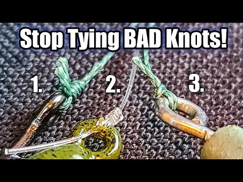 The Three BEST Fishing Knots for Beginners (FAST, STRONG, and EASY)