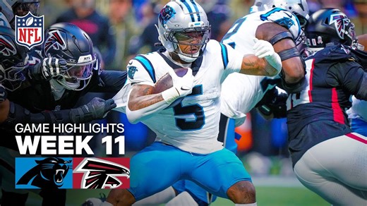 Panthers vs. Falcons highlights Week 11