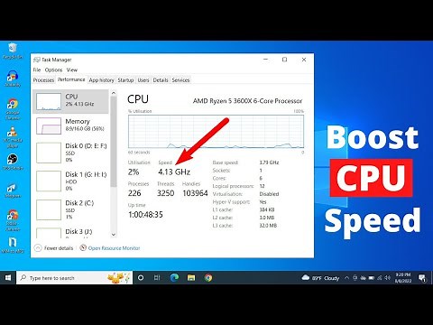How to Boost CPU or Processor Speed in Windows 10 Easily