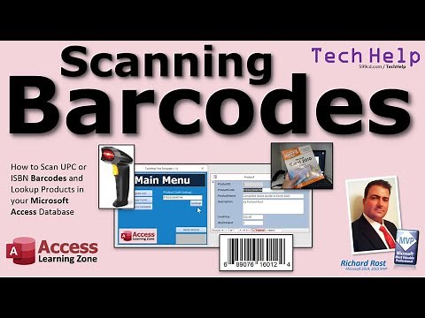 Scanning Barcodes (UPC, ISBN, EAN, etc.) to Lookup Products in your Microsoft Access Database