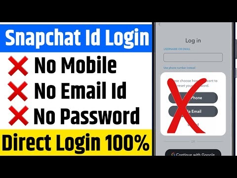 [New Trick] How to Recover Snapchat Account Without Phone Number or Email |Snapchat Account Recovery