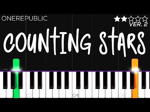 OneRepublic - Counting Stars | EASY Piano Tutorial