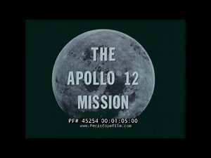 NASA APOLLO 12 MISSION REPORT MOON PROGRAM PROJECT APOLLO 45254