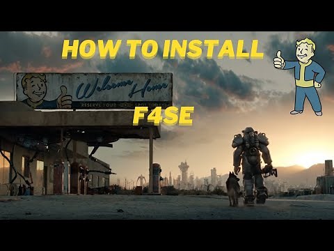 How to install F4SE!! (Modding Fallout 4)