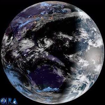 Earth From Geostationary Orbit - 8K Resolution