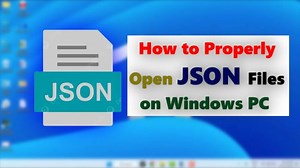 How to Open JSON Files on Windows PC | Windows 11/10