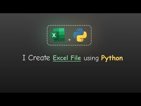I Create Excel File using Python | python in excel | openpyxl | python to excel python excel
