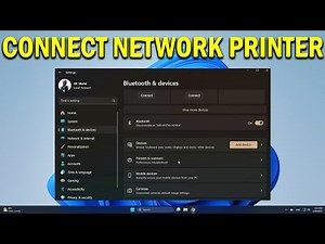 How To Connect A Network Printer in Windows 11 - Quick Fix
