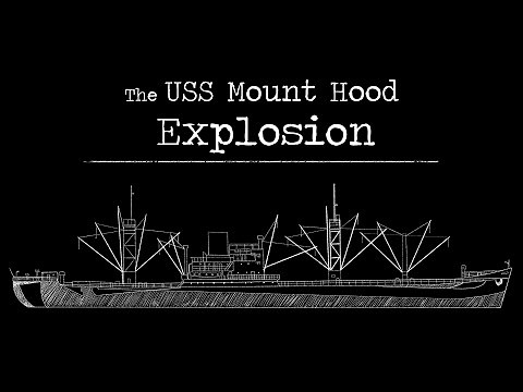 The USS Mount Hood explosion