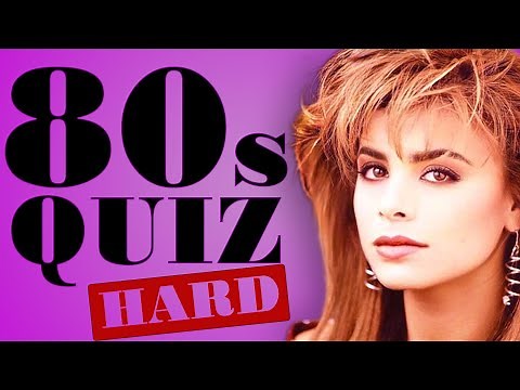 BIG HITS OF THE 80s | MUSIC QUIZ | Guess the song | Difficulty HARD