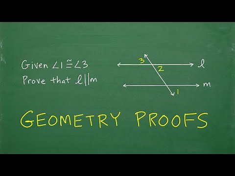 How to do a Geometry Proof – Step-by-Step Lesson