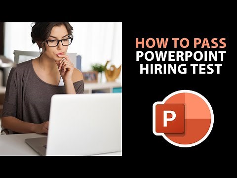 How to Pass POWERPOINT JOB INTERVIEW TEST - Questions and Answers with Solutions