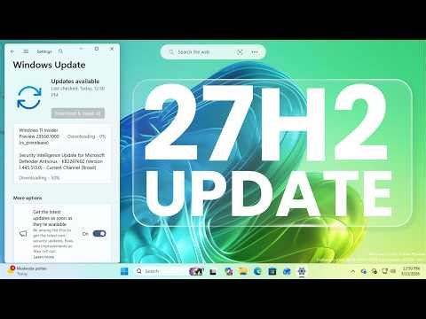 (27H2 Update) Windows 11 Build 29550.1000 – New Changes in Canary Channel!
