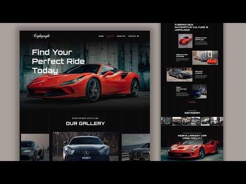 Rent a Car Website Design Using HTML, CSS & JavaScript with Bootstrap | Free Source Code