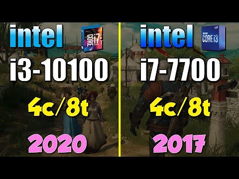 i3-10100 vs. i7-7700 | in 2020
