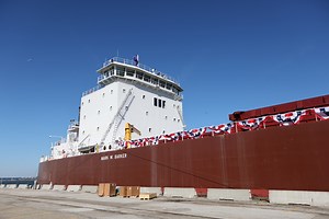 The newest freighter on the Great Lakes is in the Saginaw area. Here’s where you can see it.