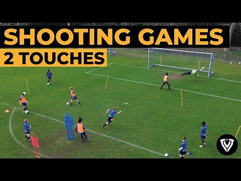 3 Fun 2 Touch Shooting Games | Soccer Drills | Football Exercises
