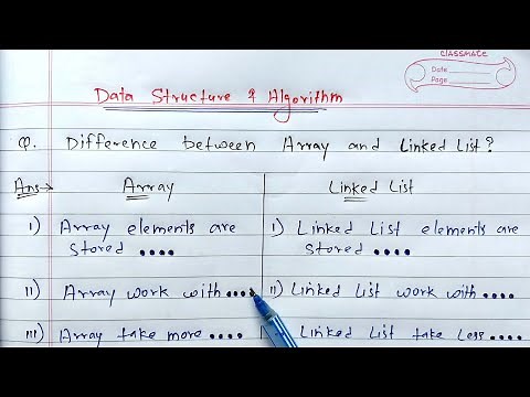 Difference between array and linked list | Array vs Linked list | #ask4help