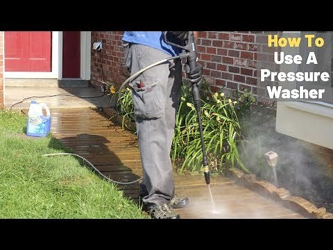 How to Use a Pressure Washer Step by Step Instructions