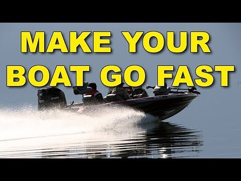 How To Make Your Boat Go Faster | Fast Bass Boat