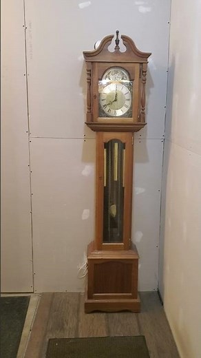Emperor 120 Series Grandmother Clock repaired and working once again