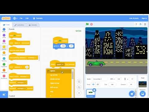 Scratch Basics Episode 7: Make Your Sprite Move Left & Right