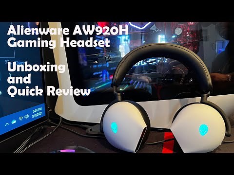 Alienware AW920H Gaming Headset Unboxing and Initial Impressions - Spoiler, they are 🔥🔥🔥