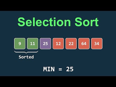 Selection Sort Visually Explained | Sorting Algorithm | Computer Science